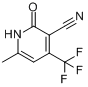 6-甲基-3-氰基-4-三氟甲基-2-羟基吡啶分子式结构图