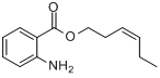 邻氨基苯甲酸顺-3-己烯酯;(3Z)-3-己烯-1-醇-2-氨基苯甲酸酯分子式结构图