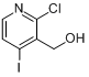 2-氯-4-碘吡啶-3-甲醇分子式结构图