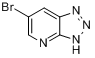 6-溴氢-1,2,3三唑[4,5 -b]吡啶分子式结构图