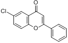 6-氯黄酮分子式结构图