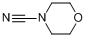 4-吗啉甲腈;4-吗琳甲腈;4-吗啉腈分子式结构图
