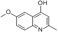 4-羟基-6-甲氧基-2-甲基喹啉分子式结构图