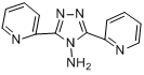 4-氨基-3,5-二-2-吡啶基-4H-1,2,4-三唑分子式结构图