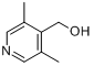 3,5-二甲基吡啶-4-甲醇分子式结构图