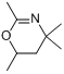 2,4,4,6-四甲基-1-氧杂-3-氮杂-2-环己烯分子式结构图