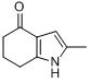 2-甲基-4,5,6,7-四氢-1H-吲哚-4-酮分子式结构图