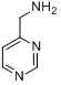 4-氨甲基嘧啶分子式结构图