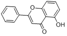 5-羟基黄酮;5-羟基黄酮;分子式结构图