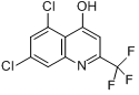 5,7-二氯-4-羟基-2-(三氯甲基)喹啉分子式结构图