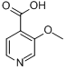 3-甲氧基-4-吡啶羧酸分子式结构图