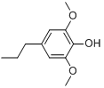 4-丙基-2,6-二甲氧基苯酚分子式结构图