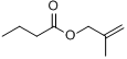 2-甲基烯丙醇丁酸酯分子式结构图