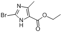 2-溴-4-甲基-5-咪唑甲酸乙酯分子式结构图