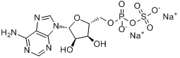 腺苷5-磷酰硫酸二钠盐分子式结构图