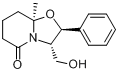 [2S-(2α,3β,8aβ)]-(+)-六氢-3-(羟甲基)-8a-甲基-2-苯基-5H-噁唑并[3,2-a]吡啶-5-酮分子式结构图