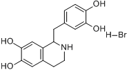 (+/-)-氢溴酸四氢罂粟林分子式结构图