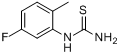 5-氟-2-甲基苯硫脲分子式结构图