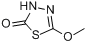 5-甲氧基-1,3,4-噻二唑-2-酮分子式结构图