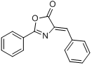 4-苯亚甲基-2-苯基-2-噁唑英-5-酮分子式结构图