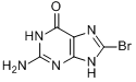 8-溴鸟嘌呤分子式结构图