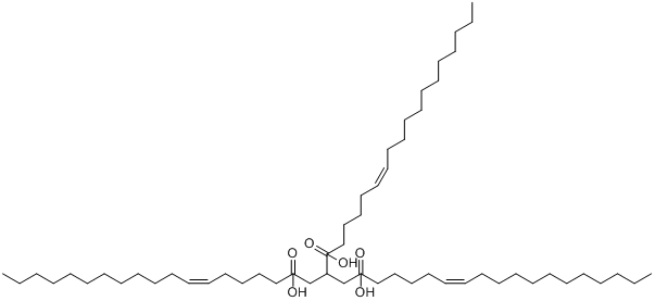 三岩芹酸甘油酯;三岩芹酸甘油酯;分子式结构图