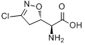 异恶唑醋酸;阿西维辛;(α-s,5s)-α-氨基-3-氯-4,5-二氢-5-异恶唑乙酸分子式结构图