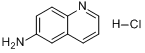 6-氨基喹啉二盐酸盐分子式结构图