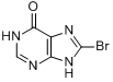 8-溴次黄嘌呤分子式结构图