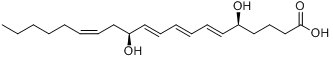 (5S,12S)-二羟基-(6E,8E,10E,14Z)-二十碳四烯酸分子式结构图