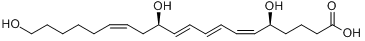 20-羟基白三烯B4(乙醇溶液)分子式结构图