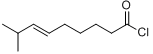 反-8-甲基-6-壬烯酰氯分子式结构图