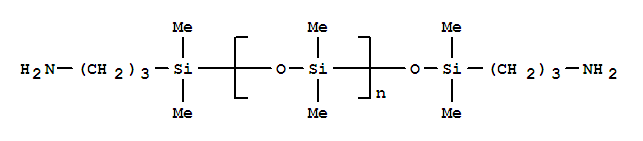 氨端聚二甲基硅氧烷分子式结构图