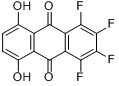 1,2,3,4-四氟-5,8-二羟基蒽并醌分子式结构图