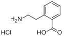 2-(2-氨基乙基)苯甲酸盐酸盐分子式结构图