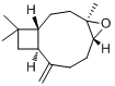 氧化石竹烯;[1R-(1R*,4R*,6R*,10S*)]-4,12,12-三甲基-9-亚甲基-5-氧杂三环[8.2.0.04,6]十二烷分子式结构图