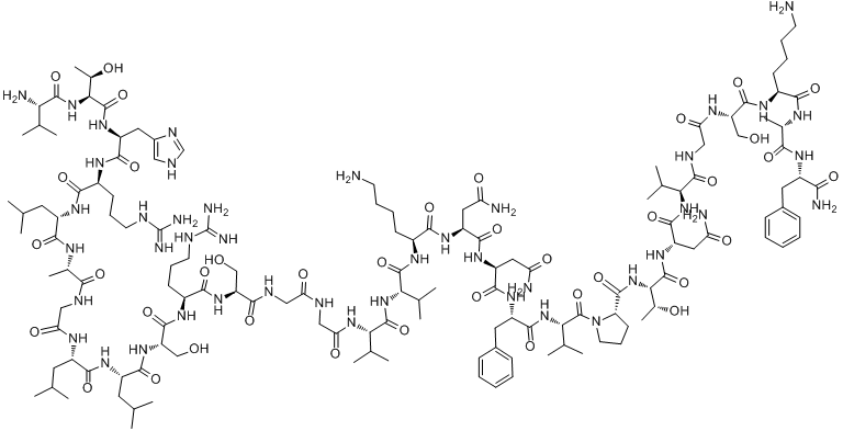 Calcitonin Gene Related Peptide Fragment 8-37 human分子式结构图