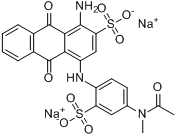 酸性兰182分子式结构图