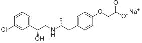 BRL 37344钠盐分子式结构图
