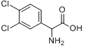 氨基-3,4-二氯苯乙酸分子式结构图