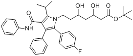 阿托伐他汀叔丁酯分子式结构图