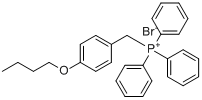 (4-N-丁氧基苄基)三苯基溴化膦, 98+%分子式结构图