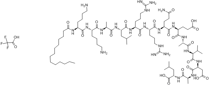 AUTOCAMTIDE-2-RELATED INHIBITORY PEPTIDE分子式结构图