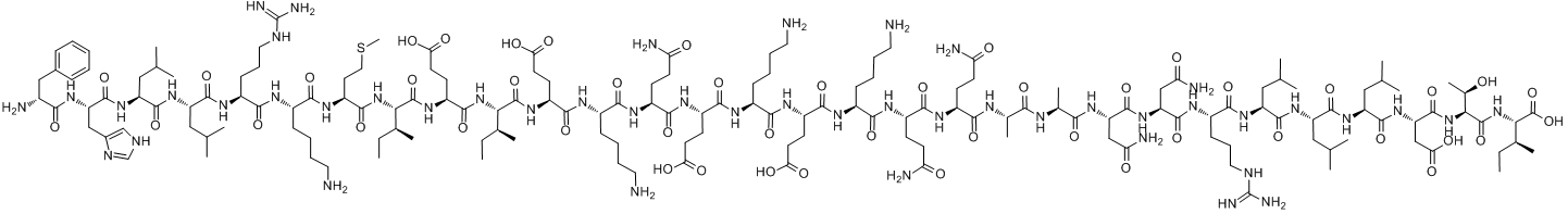 (D-PHE11,HIS12)-SAUVAGINE (11-40)分子式结构图