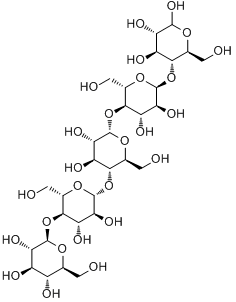 D-(+)-纤维五糖分子式结构图