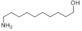 10-氨基-1-正癸醇分子式结构图