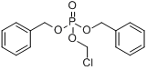 二苄基氯甲基磷酸酯分子式结构图