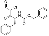 Z-PHE-CMK分子式结构图