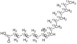 油酸-13C18分子式结构图