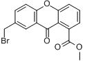 7-溴甲基-9-苯并吡喃酮-1-羧酸甲酯分子式结构图